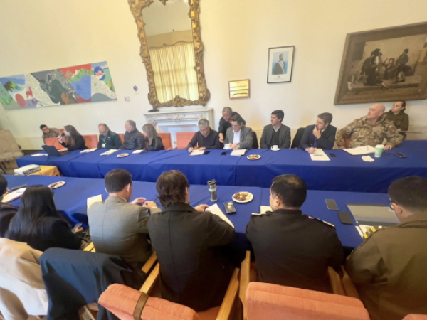 Autoridades coordinan acciones para enfrentar delitos priorizados en la provincia de Arauco