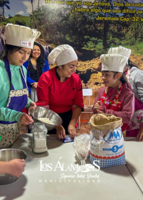 “Pequeños Chefs en Acción” anima las vacaciones de invierno en Villa Los Ríos