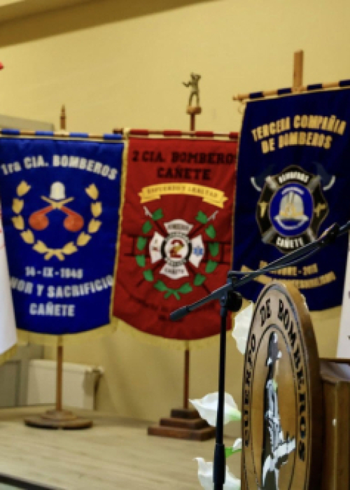 Cañete conmemoró el Día Nacional de los Bomberos Voluntarios con emotiva ceremonia