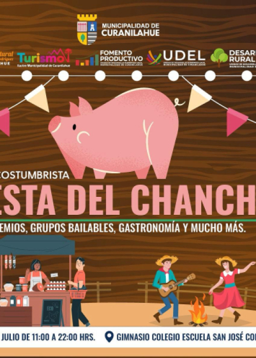 Curanilahue Invita a Disfrutar La Fiesta del Chancho 2025 en San José Colico