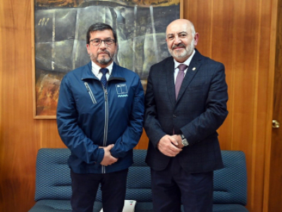 Delegado Presidencial de Arauco y rector de la UBB sostienen reunión para fortalecer vínculos en el territorio