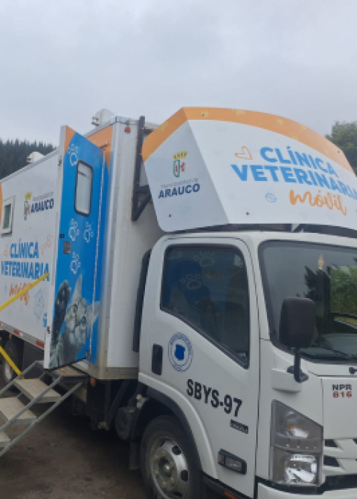 Veterinaria Móvil Municipal: trabajo permanente por el bienestar animal en Arauco