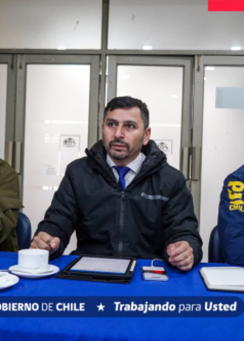 Delegación Presidencial de Arauco coordina medidas preventivas ante nuevo sistema frontal